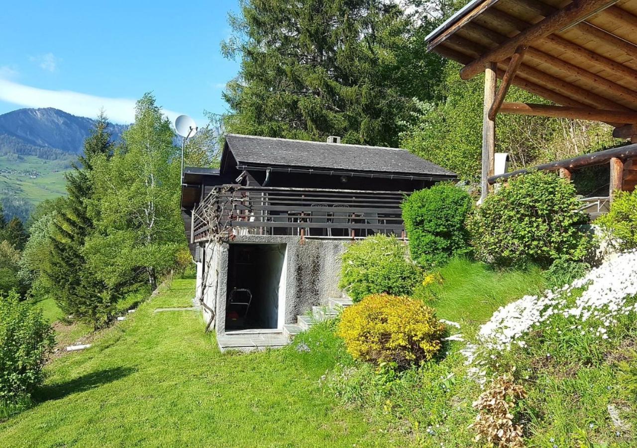 Charmant Chalet Dans La Montagne Proche De Verbier Sembrancher Kültér fotó